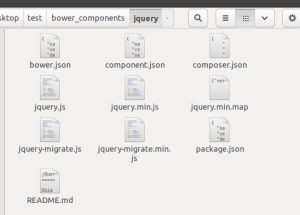 bower file
